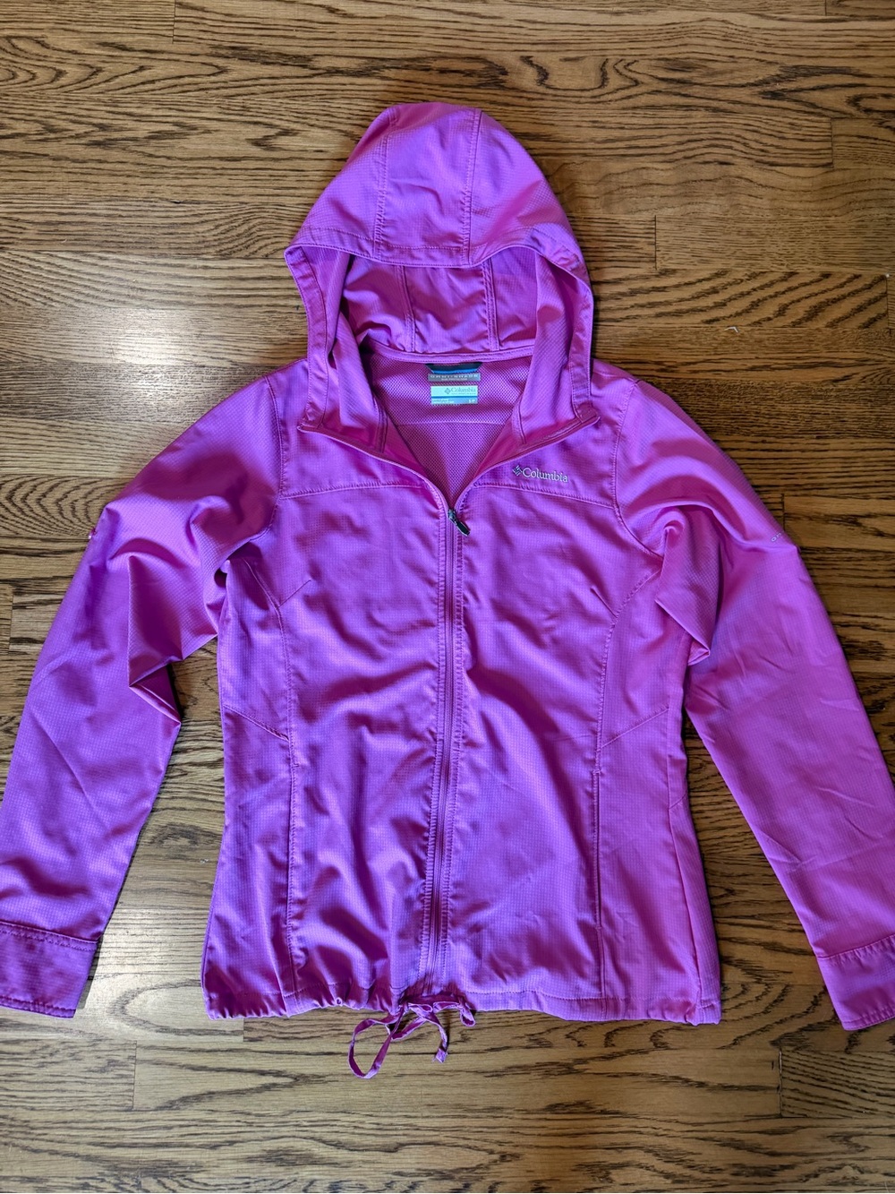 Columbia Magenta Hooded shirt